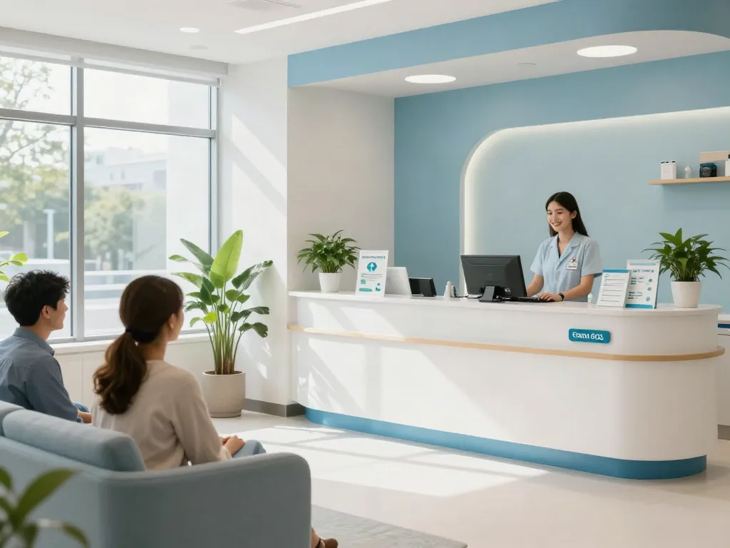 Professional healthcare environment in a modern clinic focusing on situs slot and patient care.